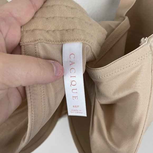 Cacique Lane Bryant Comfort Bliss Lightly Lined Full Coverage Bra Smooth 46F - Picture 4 of 9